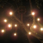 Chandelier is up
